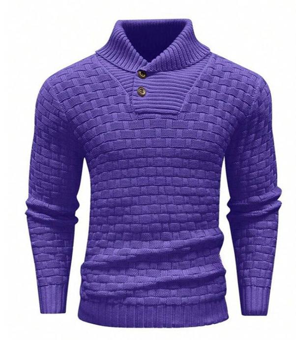 Logd™ | Pullover mit Knopfdetail