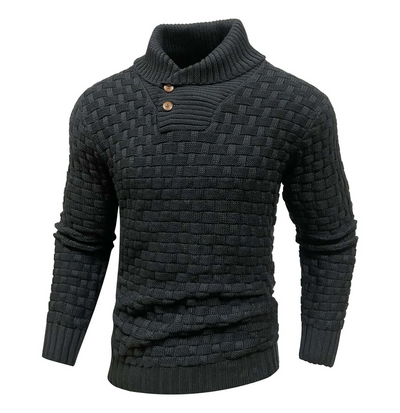 Logd™ | Pullover mit Knopfdetail