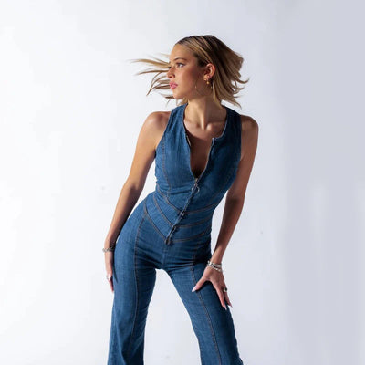 Anika™ | Denim Jumpsuit