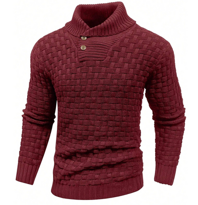 Logd™ | Pullover mit Knopfdetail