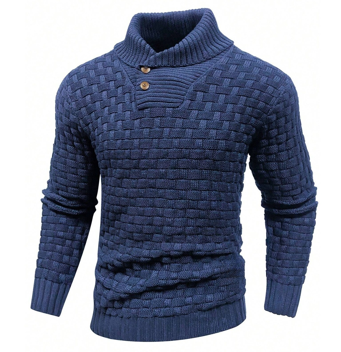 Logd™ | Pullover mit Knopfdetail