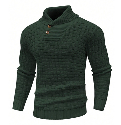 Logd™ | Pullover mit Knopfdetail