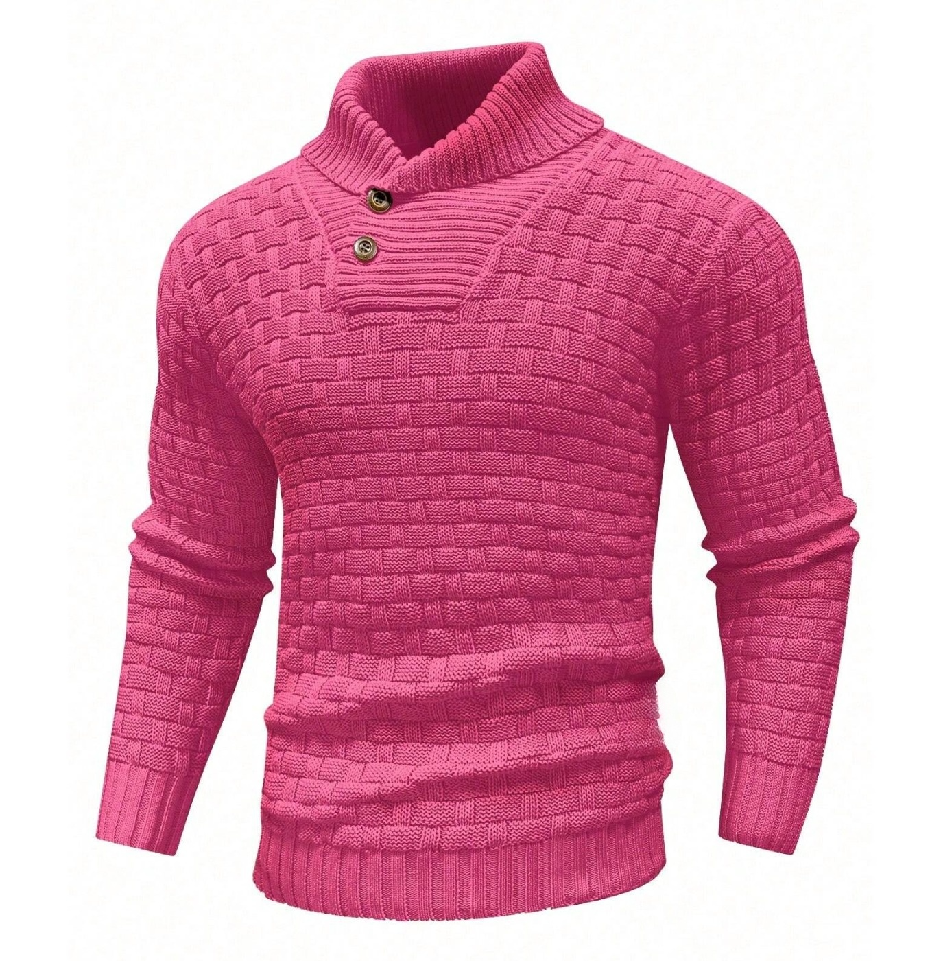 Logd™ | Pullover mit Knopfdetail