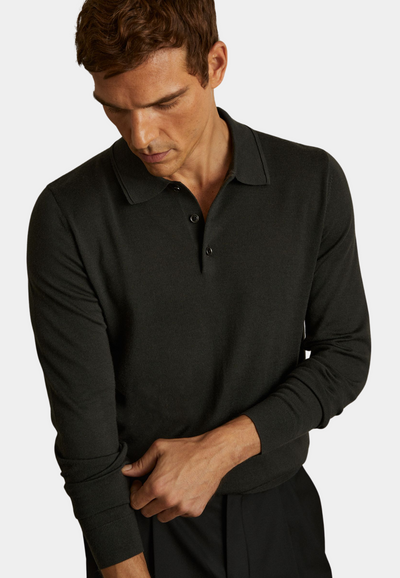 Sebastian™ | Langarm-Poloshirt
