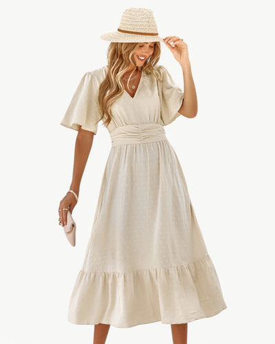Jasmin™ | Kleid mit V-Ausschnitt