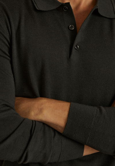 Sebastian™ | Langarm-Poloshirt