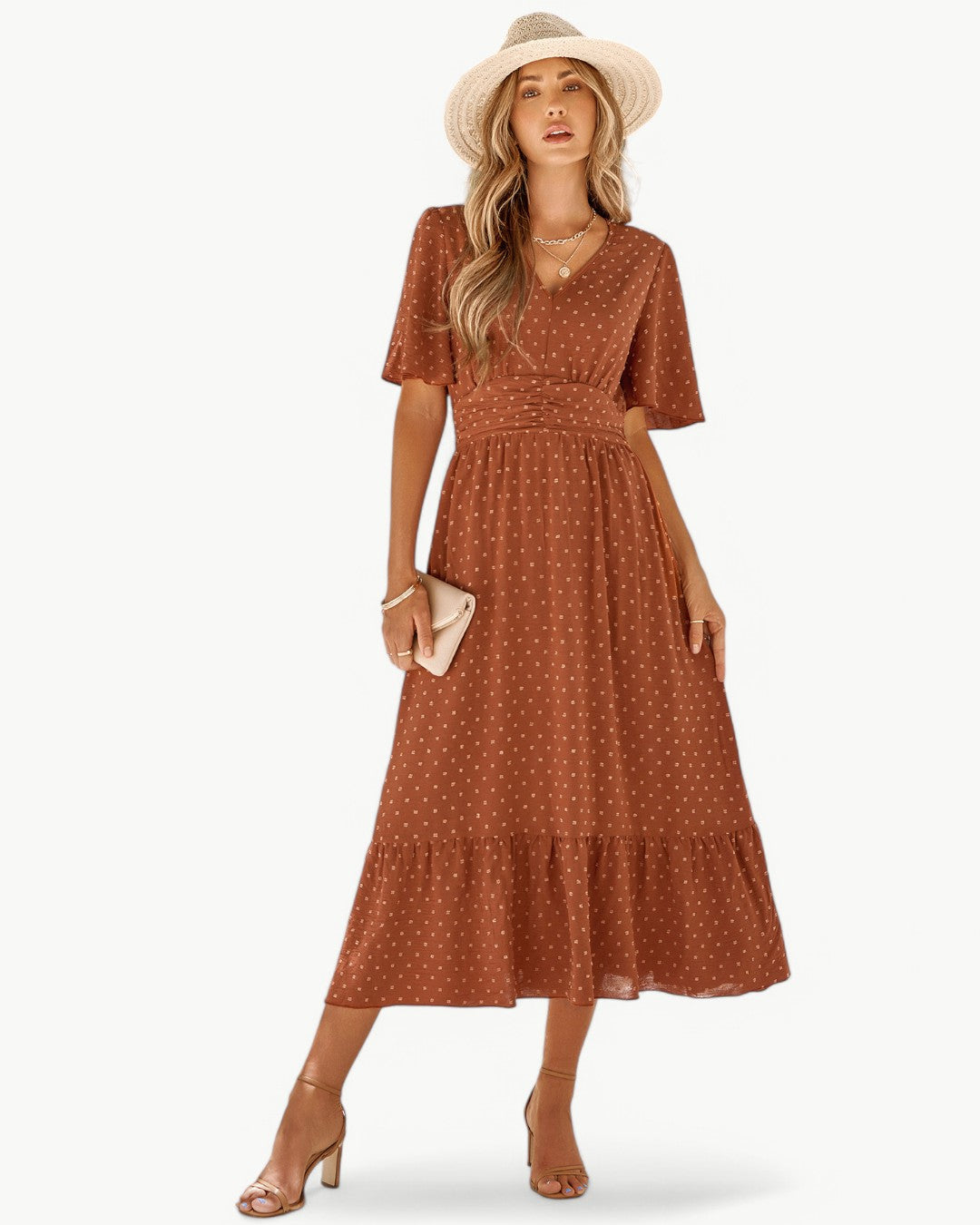 Jasmin™ | Kleid mit V-Ausschnitt