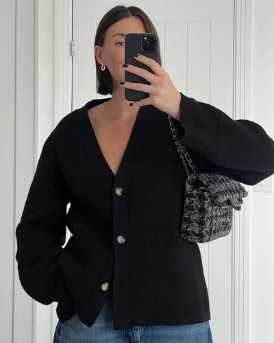 Elma - Gestrickte Strickjacke