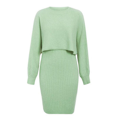 Rytra - Strickkleid Set mit Pullover