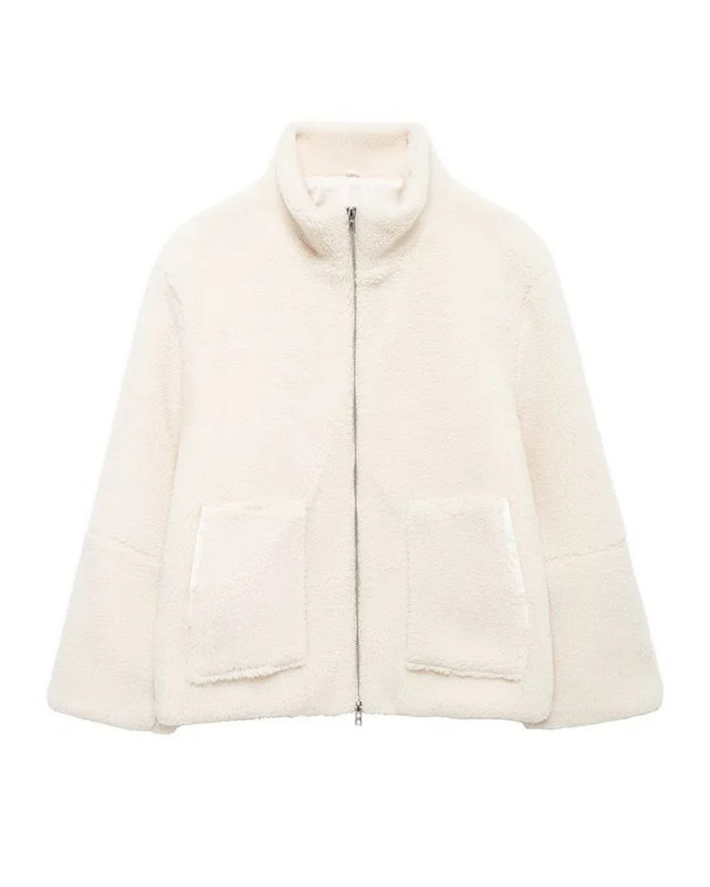 Lila - Oversized warme Fleece-Jacke