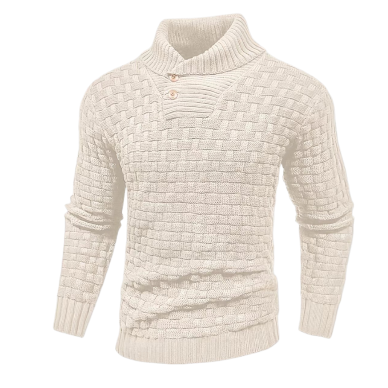 Logd™ | Pullover mit Knopfdetail