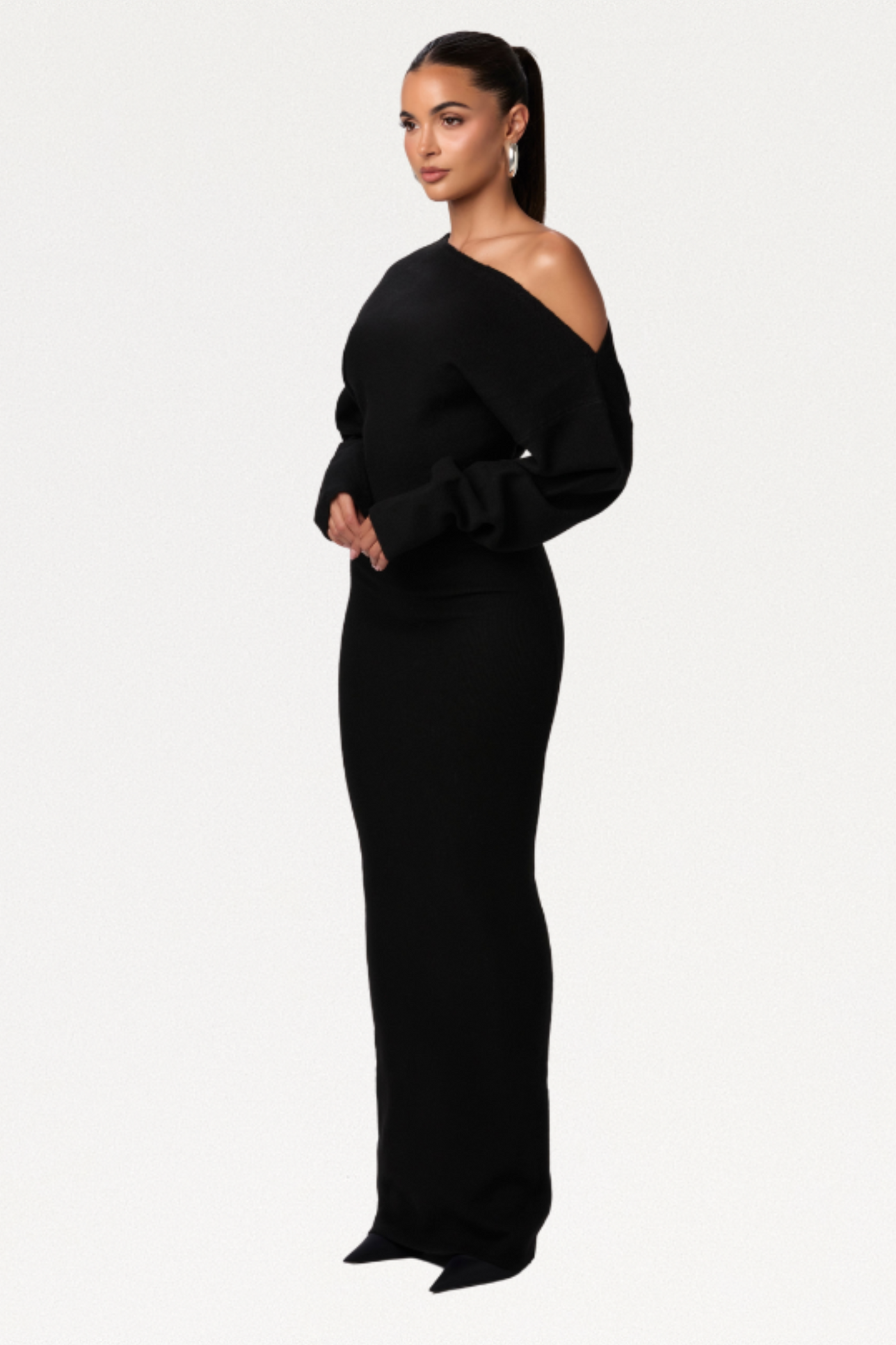 Denise™ | Schulterfreies Kleid