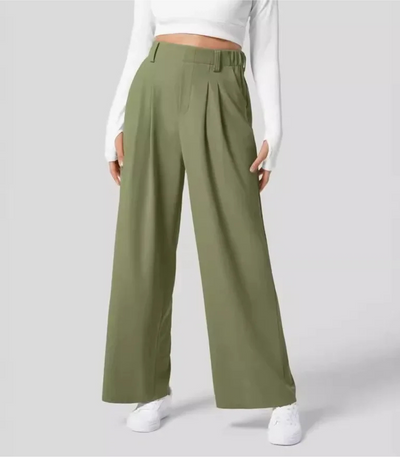 Johanna™ | Dehnbare Stoffhose mit hohem Bund