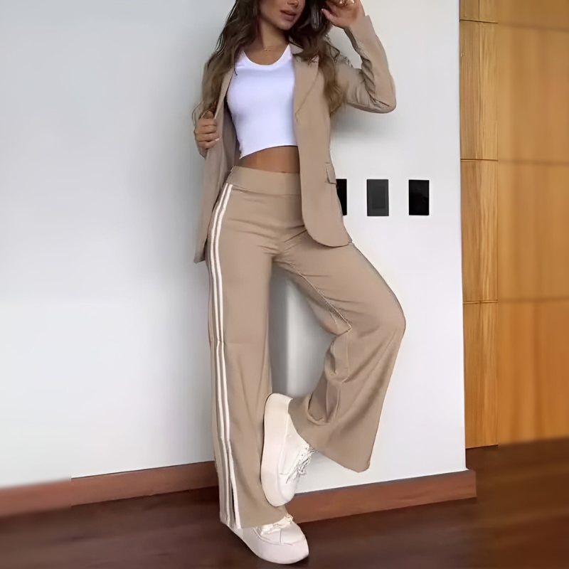 Annika™ – Eleganter Anzug mit Jacke und weiter Hose