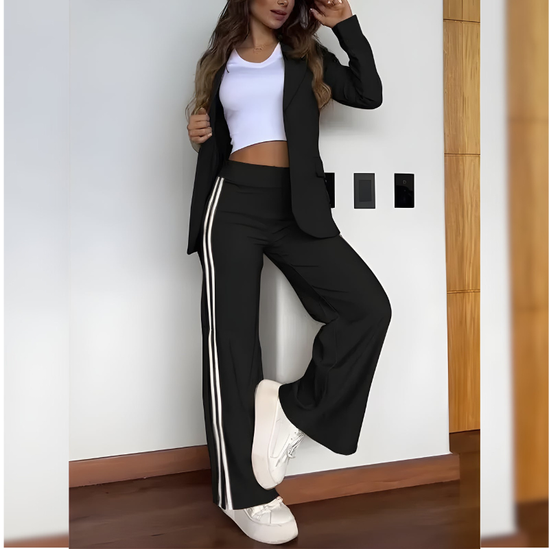 Annika™ – Eleganter Anzug mit Jacke und weiter Hose