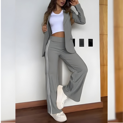 Annika™ – Eleganter Anzug mit Jacke und weiter Hose