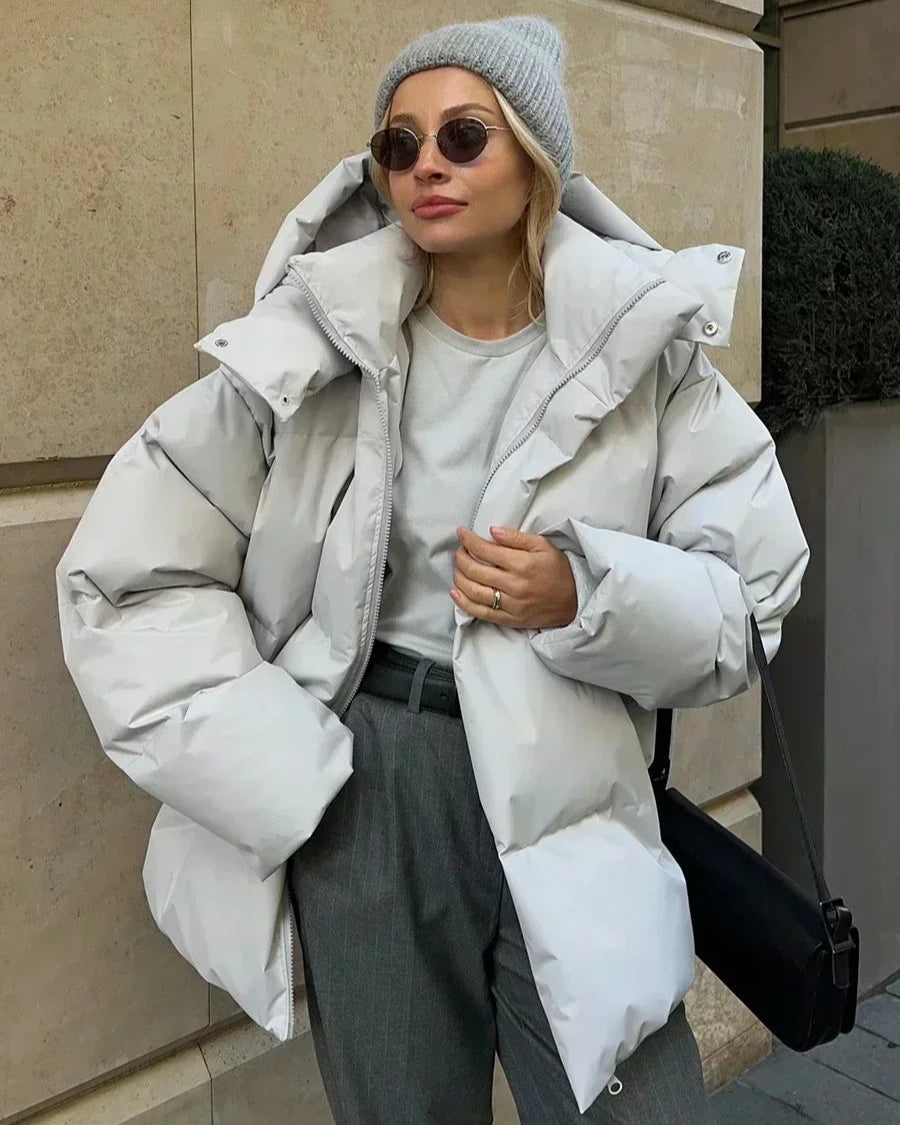 Monica - Dicker gesteppter Wintermantel für Frauen