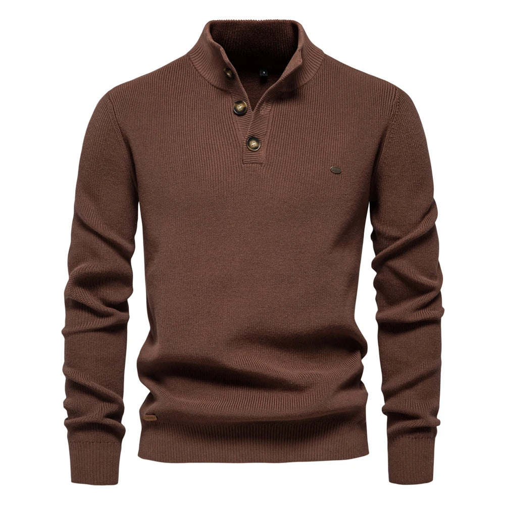 Gregor™ | Pullover mit Knoopdesign