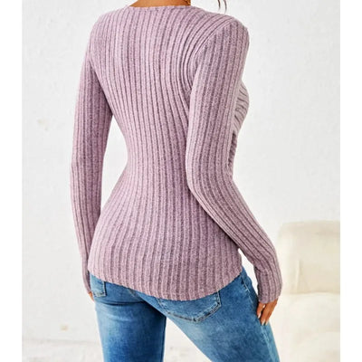 Emilia™ | Elegantes, figurformendes Langarmshirt