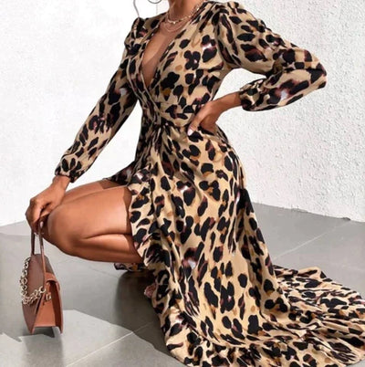 Tina - Kleid mit V-Ausschnitt