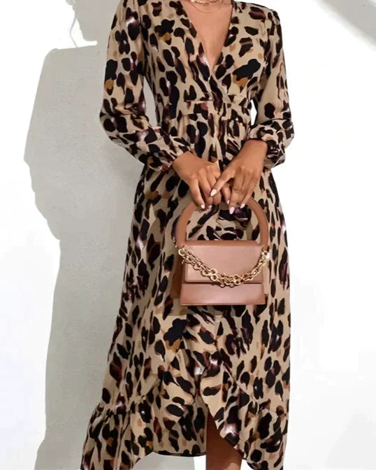 Tina - Kleid mit V-Ausschnitt