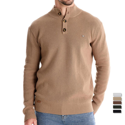 Gregor™ | Pullover mit Knoopdesign