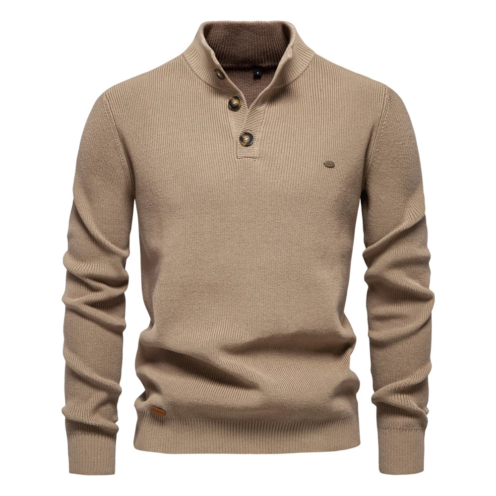 Gregor™ | Pullover mit Knoopdesign