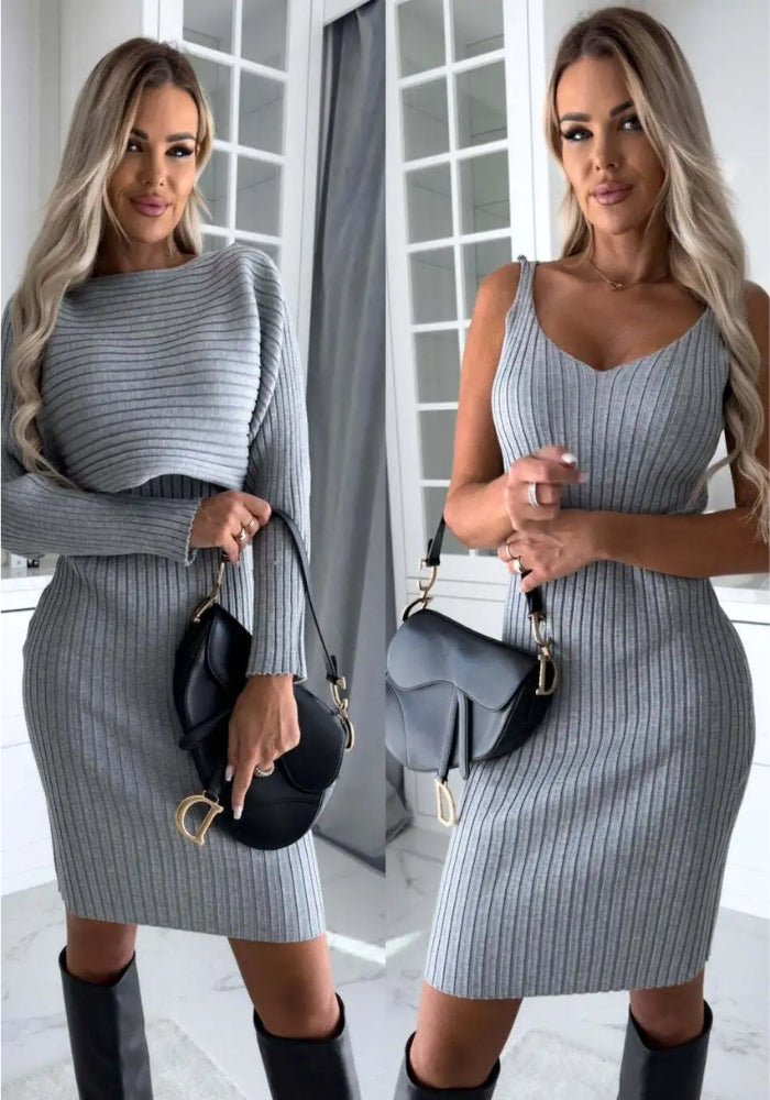 Esmee - Kleid & Pullover Set