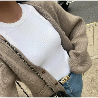 Elma - Gestrickte Strickjacke