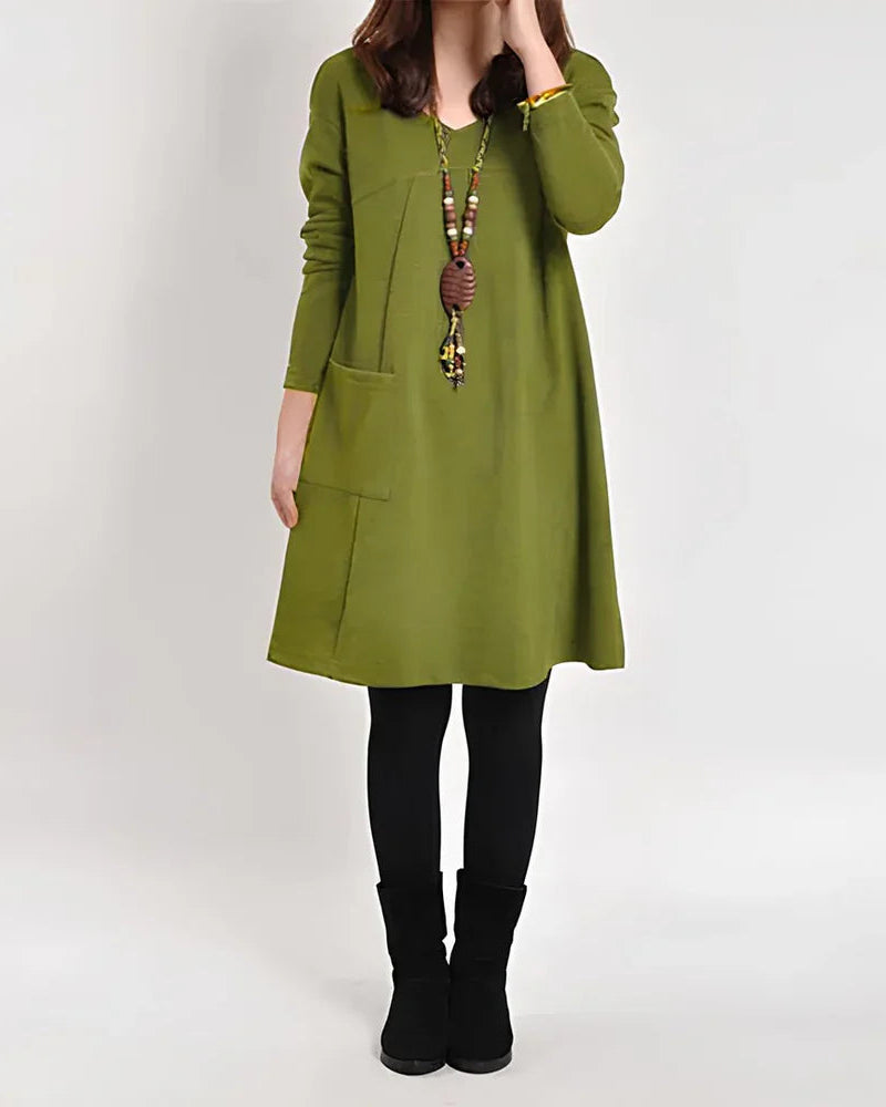 Elnara - Elegantes Damen Lang Kleid