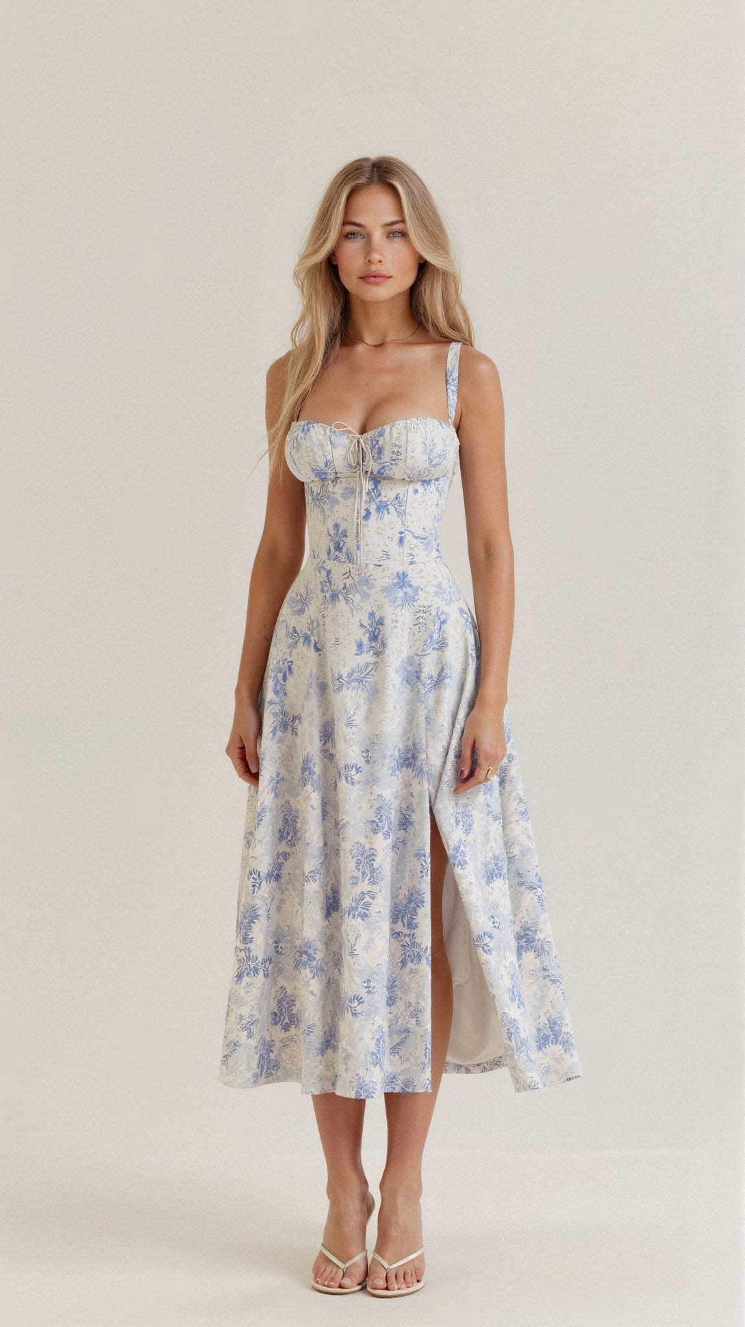 Celina™ Korsett Midikleid