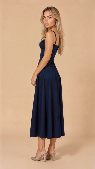 Celina™ Korsett Midikleid
