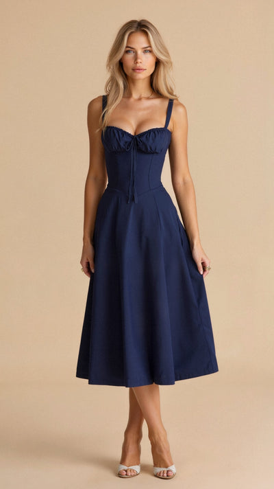 Celina™ Korsett Midikleid