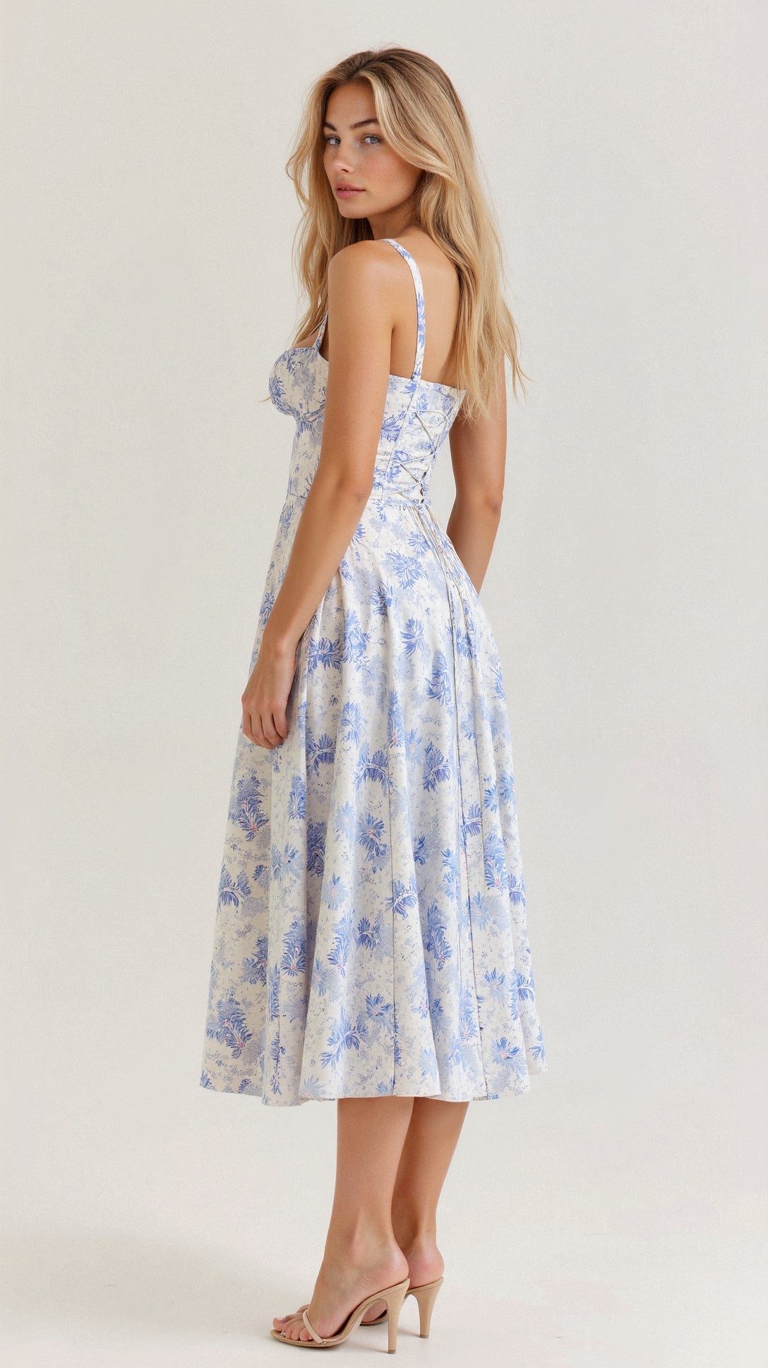 Celina™ Korsett Midikleid