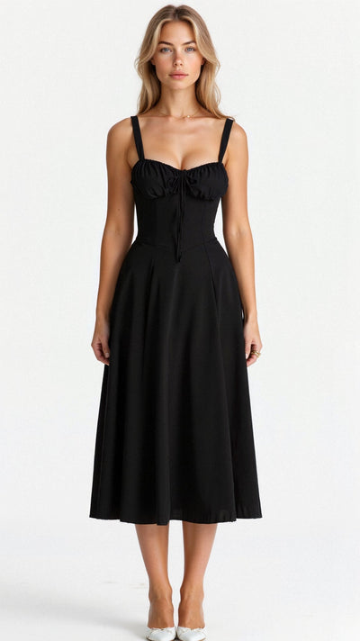 Celina™ Korsett Midikleid
