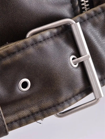 Vivien™ | Cropped Bikerjacke