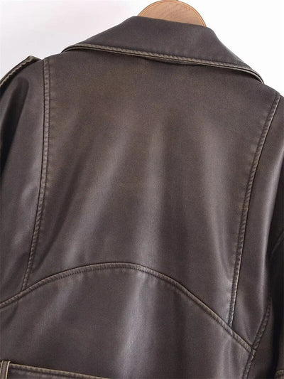 Vivien™ | Cropped Bikerjacke