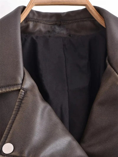 Vivien™ | Cropped Bikerjacke