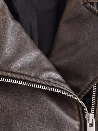Vivien™ | Cropped Bikerjacke